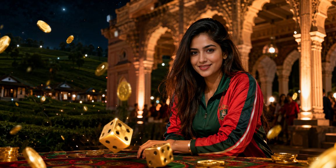 সিলেটের চা বাগানে ক্রিকেট বেটিং উপভোগকারী ব্যবহারকারীর দৃশ্য