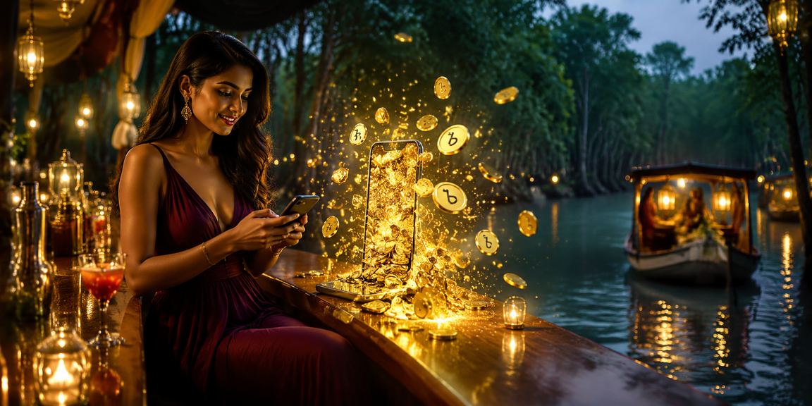 সিলেটে একজন ব্যবহারকারী মোবাইলে অনলাইন ক্যাসিনোতে টাকা জিতছেন